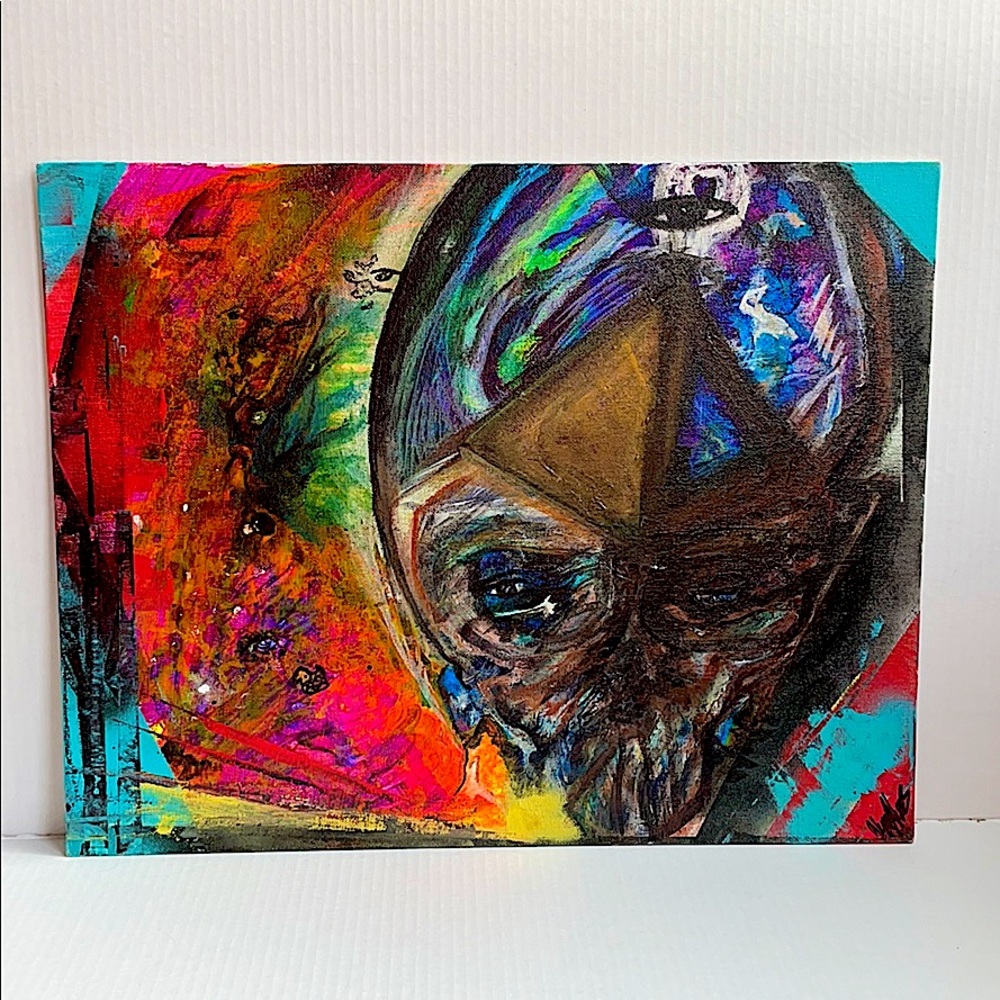 Acrylic painting
